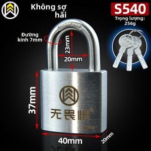 WUJUWEI | Khóa Dây Inox Chống Trộm Chống Gỉ Chống Thời Tiết