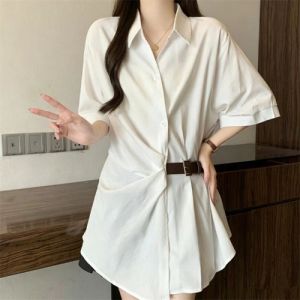 AIYITI | Youthful Irregular Waist Short Sleeve Summer Womens Blouse