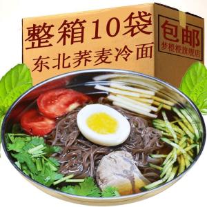 Korean Yanji Side Cold Noodles Authentic Korean Style 380G Bagged Buckwheat Cold Noodles Northeast Large Pack Cold Noodle Sour and Sweet Mouth Cold Noodles