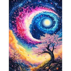 500/1000/1200/2000PCS Jigsaw Puzzle Planet Tree Moon Landscape Art For Adults Great Weekend Relaxation And Family Fun Gift