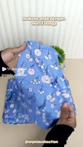 MUKENA ANAK MOTIF BUNGA 3IN1 TRAVELING AMPLOP TERBARU