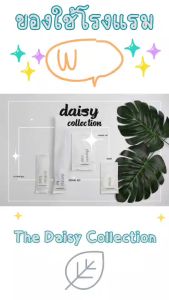 รุ่น Daisy ซองพลาสติก งานซอง ของใช้ในโรงแรม Amenities Kit ของใช้ในห้องน้ำ hotel supplies อเมนิตี้ (สินค้าอยู่ที่ไทย สต็อคพร้อมส่ง)