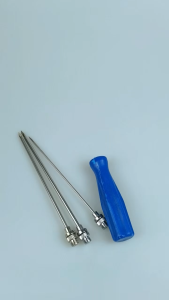 Trocar Universal - Alat Penghilang Kembung Pada Kambing Domba Kuda Babi -Isi 3 jarum