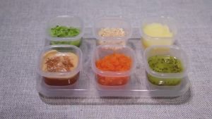 4/6Pcs Baby Food Storage Container: Freezer Safe Storage & Baby Food Tray