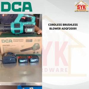 SYK DCA ADQF20091 Cordless Brushless Hand Leaf Air Blower Battery Gardening Tools Mesin Blower Bateri Sapu Daun