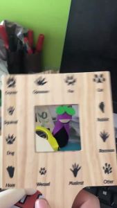 OXO New Children Nature Guide Finder Natural Wizard Viewfinder Loose Wooden Craftwork