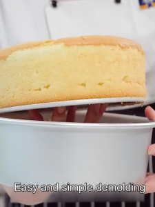 Round Cake Molder Baking Pan Non-Stick 4/6/8/10 inch Aluminum Alloy Bento Tin Baking Tray Cake Pan Removable Bottom