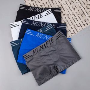 (แพ็ค10ตัว)กางเกงในผู้ชาย รุ่น A19 บ็อกเซอน์ MUNAFIE ระบบายอากาศ ไร้รอยต่อ ใส่สบาย ผ้านิ่ม ขอบยางนิ่ม พร้อมส่ง คละสี