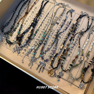 สร้อยคอโซ่กระดูกไหปลาร้าสไตล์จีนโบราณแบบธรรมชาติทำมือสำหรับผู้ชายและผู้หญิง เครื่องประดับแฟชั่นแบบทันสมัย