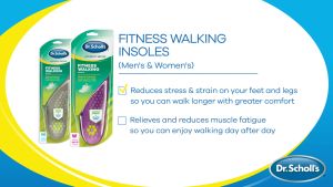 ☘️Dr. Scholls FITNESS WALKING US W6-11 or M8-14 Insole | Reduce Stress and Strain on your Lower Body while you Walk and Reduce Muscle Soreness |  (SL MART)