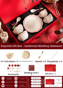 WUXIN | High Quality Useful Wedding Engagement Gift Cutlery Set