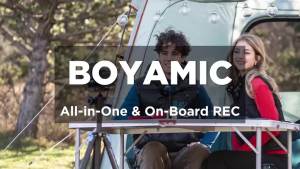 BOYA BOYAMIC ไมค์ไร้สาย ไมค์กล้อง ไมค์อัดเสียง ไมค์ตัดเสียงรบกวน สำหรับ Vlog Live Stream iPhone Android DSLR