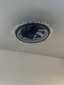 【CHAMER】2in1 Modern Ceiling Fan With Light 19inchs DC Motor Ceiling Fan For Living Room 48W LED Lighting