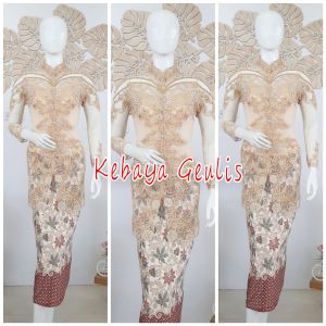 atasna kebaya besan / pesta kebaya silver MEWAH tl