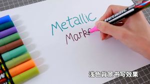 Waterproof Permanent Paint Marker Pen For Car Tyre Tire Tread Rubber Metal Water-based Marker Black Card Paint Highlight Pen DIY Album Graffiti Pen