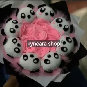 Kado valentine / buket bunga wisuda karakter ukuran XL