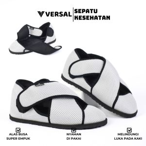 Sepatu Sandal Kesehatan Diabetes Pria dan Wanita Super Empuk Ringan Size 36-47 series Kokop Silang