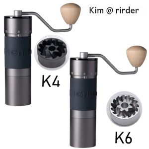 Máy Xay Cà Phê Cầm Tay Kingrinder K6 Máy Xay Di Động Lưỡi Xay Bằng Thép Không Gỉ 420 Phủ Titan Thân Máy Bằng Nhôm Đúc 48mm