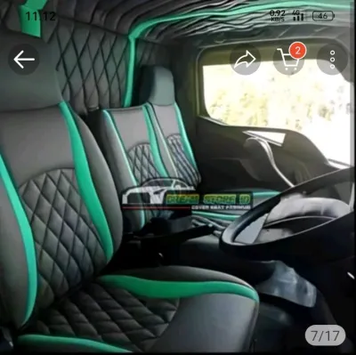 cover sarung jok mobil truk canter Hino Dutro Toyota Dyna elf macan ragasaumplung model terbaru