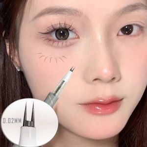 【Ladymagic】New Lower Eyelash Two Claw Liquid Eyeliner Waterproof Sweatproof Quick Dry Eyebrow Lying Silkworm Pen Women Korean Cosmetics