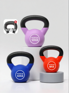 TEZEWA | Solid Cast Iron Kettlebell 6kg