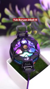 GAMEN GMR06 Mobile Cooling Fan Radiator Cooler Heatsink Magnetic Pendingin HP Phone Fancooler Livestreaming PUBG MLBB