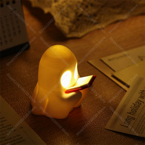 Reading Ghost Model Adorable Spirit Statue with Open Book Spooky Cute Desk Decor for Halloween/Gifts