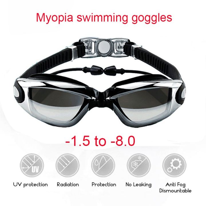 Corrective nearsighted swimming goggles online