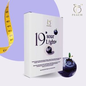 19 Sour Light Fat Metabolizer Slimming Capsules - Blueberry Flavor Single Pack 30s