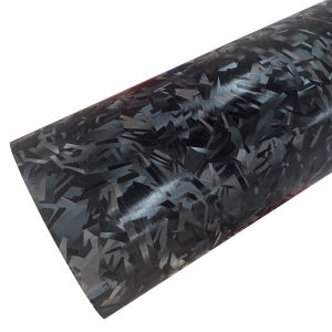 Premium Black Forged Carbon Vinyl Wrap Roll DIY Self Adhesive Decal Film Automotive Car Wrapping Foil