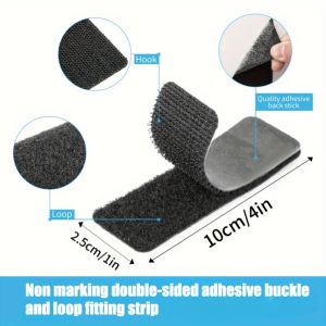 8/16/24 pairs Nylon seamless double-sided tape firmly adhered high-quality nylon material home screen window carpet Velcro