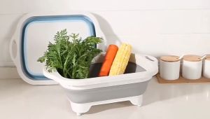 【Ready Stock】Folding Foldable Chopping Cutting Board Kitchen Washable Kitchen Cutting Board