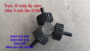 Trục máy ép cám S160 3 con lăn