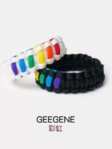 Handmade Woven Plastic Buckle Survival Bracelet Safety Parachute Cord Bracelet Bracelet Paracord Field Equipment Bracelet