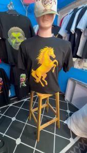 Kaos Pria Premium Motif 3Dimensi Kuda Api imlekEmas Animasi Tshirt Oblong Laki Hc0800 By hans & co Katun