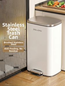 Jeko&Jeko | Large High Elegant Stainless Steel Trash Bin