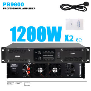 SHALANRA PR9900/PR9900-4PW เพาเวอร์แอมป์ 2U ระดับมืออาชีพ รุ่น กำลัง 1500W (2/4 ช่อง) 8 โอห์ม คลาส D สำหรับระบบเสียงกลางแจ้งและ KTV