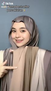 Pashmina Kaos Jersey Flowy