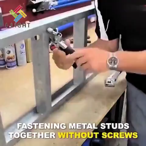 (Fast Delivery)Stud Crimper Steel Keel Pliers Decoration Tool Fixed Ceiling Mounting Punching Clamp