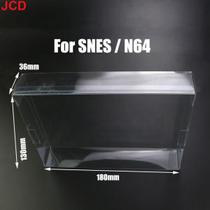 2pcs Plastic PET For NES Protector Case for Switch Game Boxes Clear Transparent For GB GBA GBC SNES N64 NGPC Game Box CIB Games