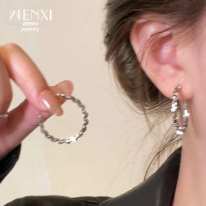 WENXI | Silver Elegant Slimming Ear Hoop