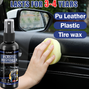 Car Plastic Restorer Back To Black Gloss Plastic Renovator Longlasting Coating Leather Restore Auto Polish Cleaning Products