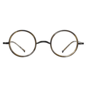 Taro Brand Pure Titanium Nose Pads Mountain Type for Men And Women Retro Style High Prescription Small round Eyeglass Frame