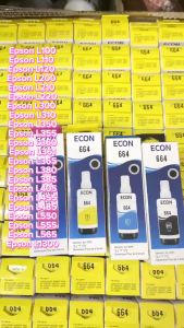หมึกเติม T664 / 664 หมึกเติมแท็งค์ Epson หมึกเทียบเกรดพรีเมี่ยม ใช้ทดแทนของแท้ได้ดี ขนาด 70 ml ทุกสี(เทียบเท่า)