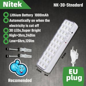 LED Emergency Light Portable Rechargeable Lantern For Home Camping Lantern Wall-Mounted Automatic Exit Lamp Indoor Worklight