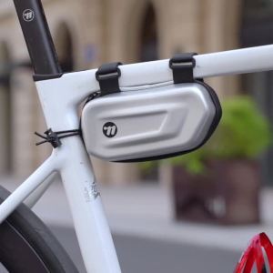 West Biking | WEST BIKING Túi Đựng Đồ Có Khung Cứng Di Động Chống Nước Đa Năng Phụ Kiện Đựng Đồ Khi Đạp Xe Với Ngăn Đựng Kính Màu Xám Bạc