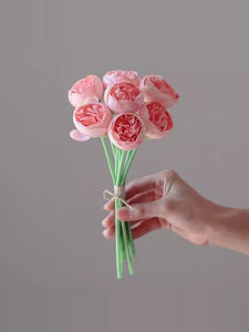 Hoa Giả Hoa Hồng Đơn Giản Trang Trí Bàn Ăn Hoa Tươi Phong Cách Tươi Mới Sang Trọng Cao Cấp Hoa Tươi Trang Trí Không Gian