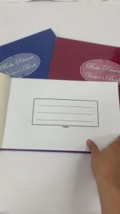 Buku Pelawat Visitor Book 100 Sheets with Hard Cover + Plastic Protection Cover