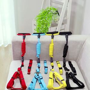 Dog Harness with Leash Collar Pet Dog Leash Chest Straps for Small Medium Large Dogs