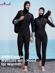 ZCCO | Hooded Thickened Thermal Jellyfish Protection Wetsuit 3mm